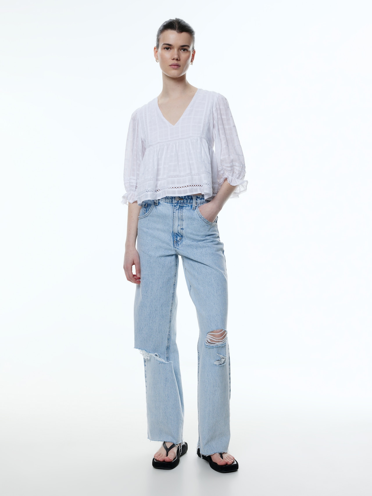 EDITED Produits Chemisier 'Alyssa' blanc