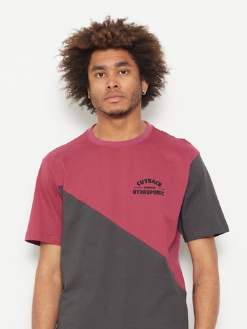 hydroponic - Camiseta 'Hydroponic Cutback Graphic T-Shirt' en Mezcla de colores: frente
