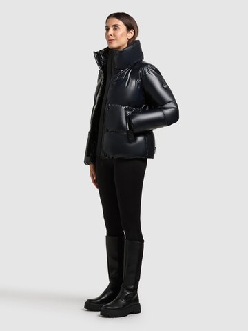 khujo Winterjacke 'Rinja2 Shiny' in Blau