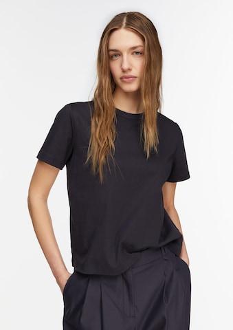 COMMA Shirt in Blauw: voorkant