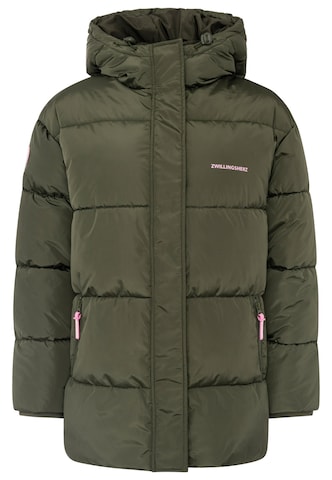 Veste mi-saison Zwillingsherz en vert : devant