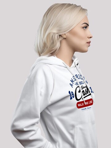 F4NT4STIC Sweatshirt 'Johnny Cash Music Walk the Line' in Weiß