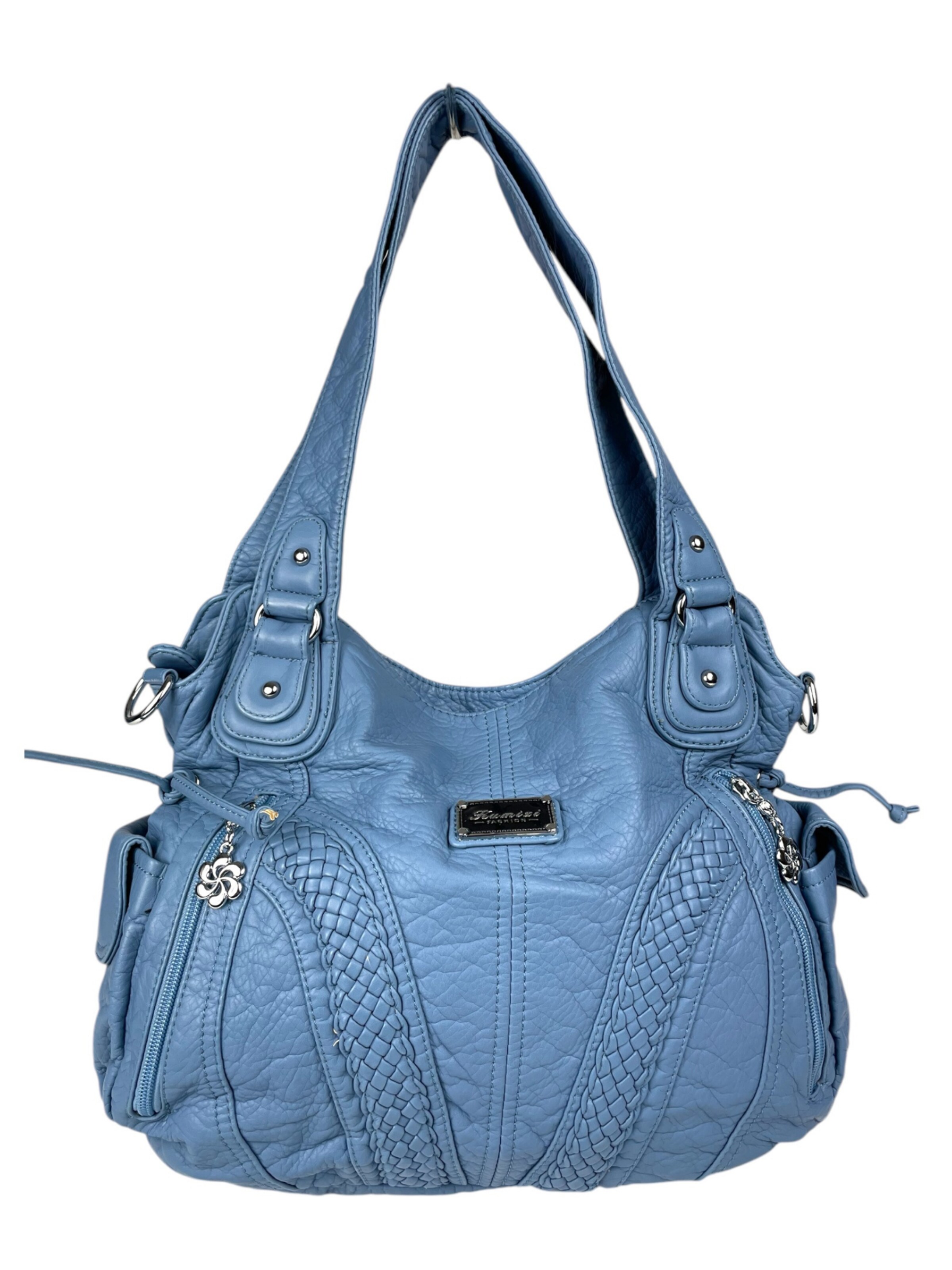 Kumixi Handbag in Blue: front