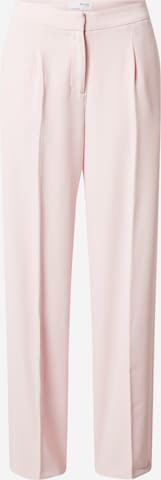 SELECTED FEMME Pleat-Front Pants 'Tinni' in Pink: front