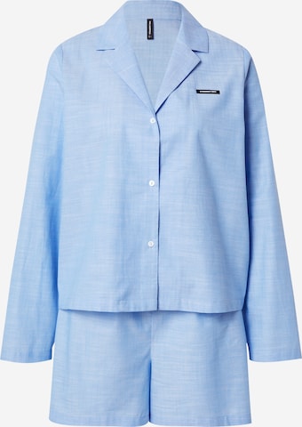 Shorty 'ESSENTIAL' di Karl Lagerfeld in blu: frontale