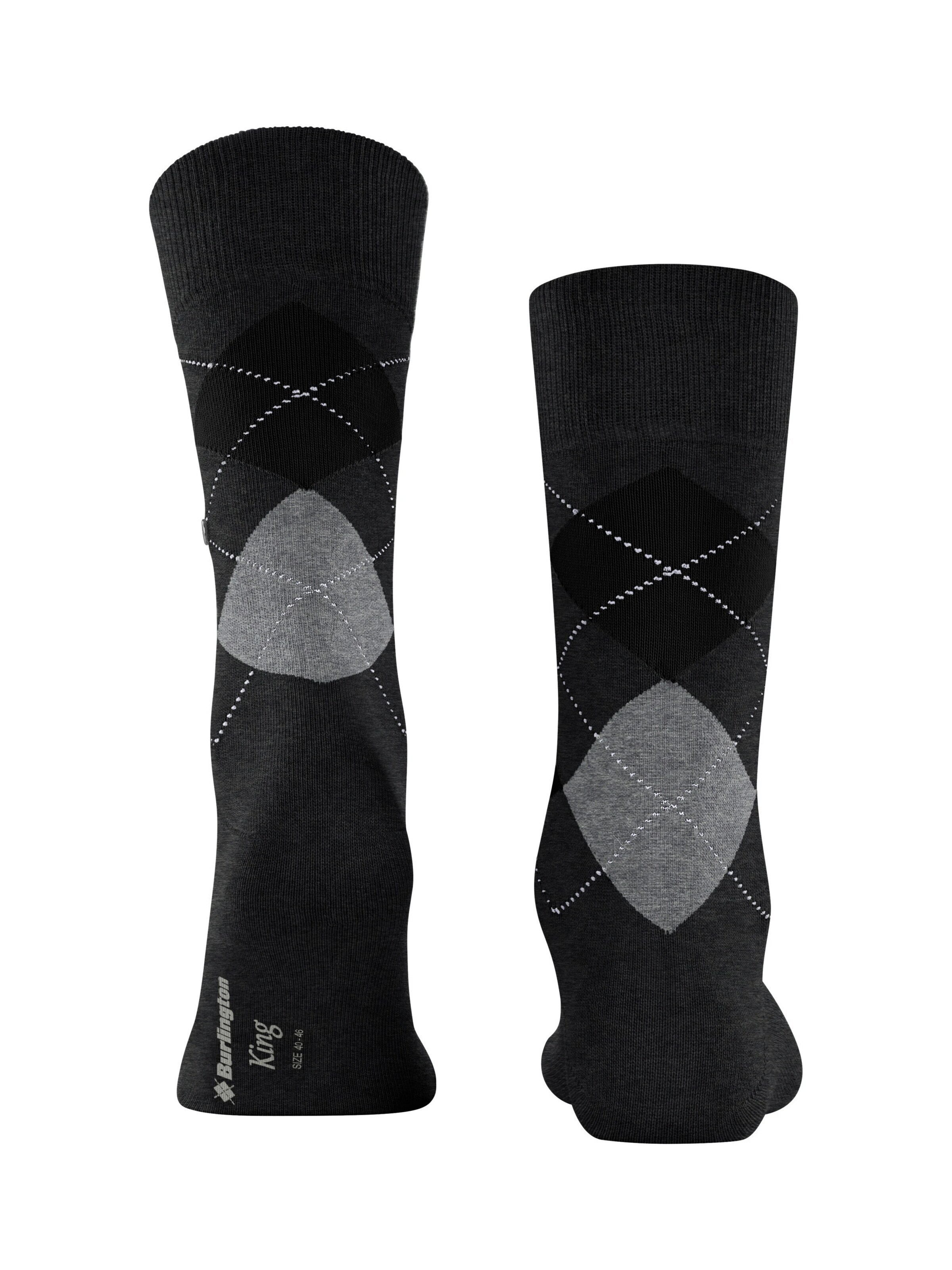 BURLINGTON Socks 'King' in Grey