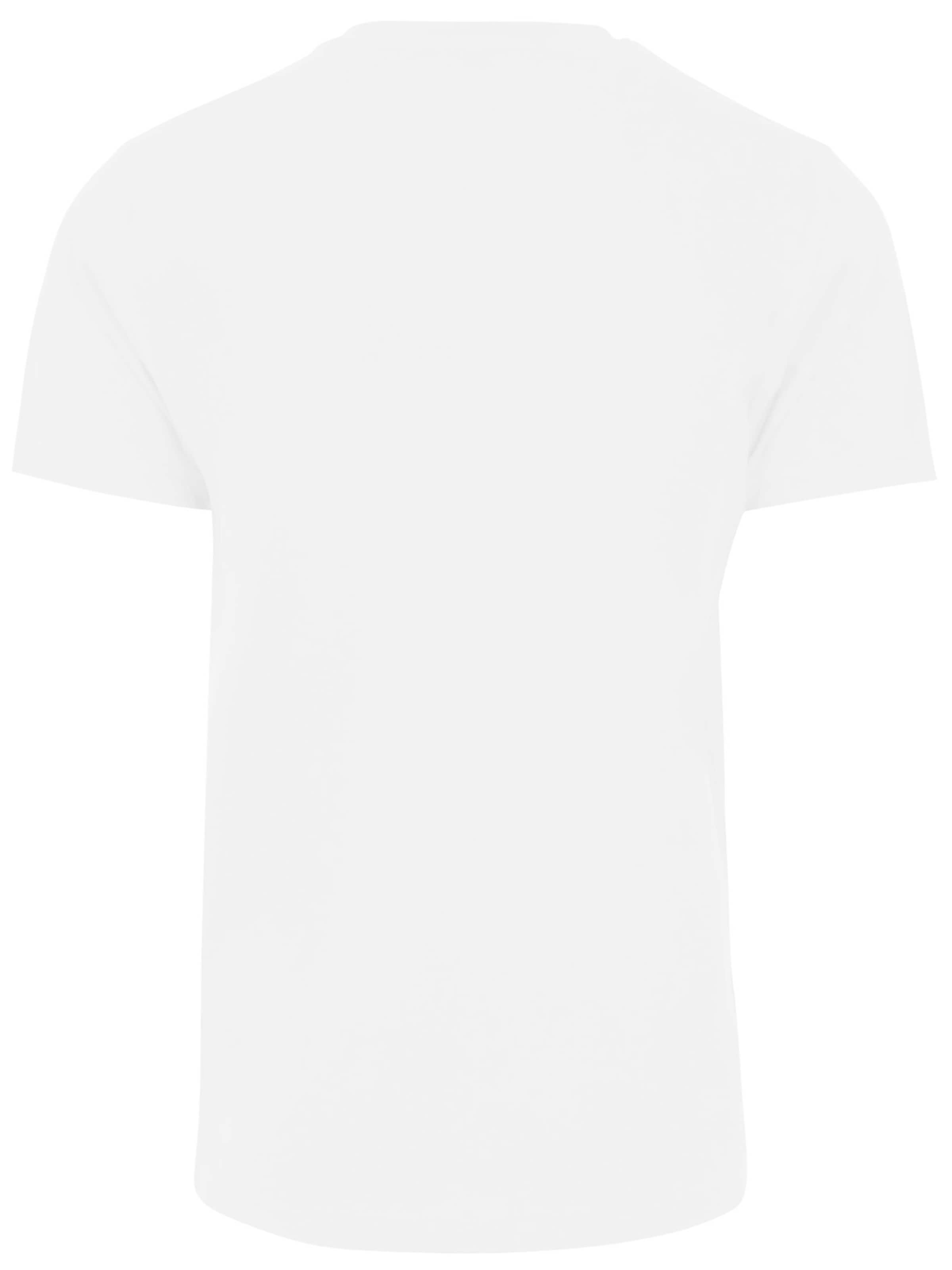 Männer Große Größen F4NT4STIC T-Shirt 'Hail The King' in Weiß - CQ50162 Männer Große Größen F4NT4STIC T-Shirt 'Hail The King' in Weiß - CQ50162