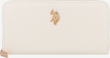 Porte-monnaies 'Jones ' U.S. POLO ASSN. en beige : devant