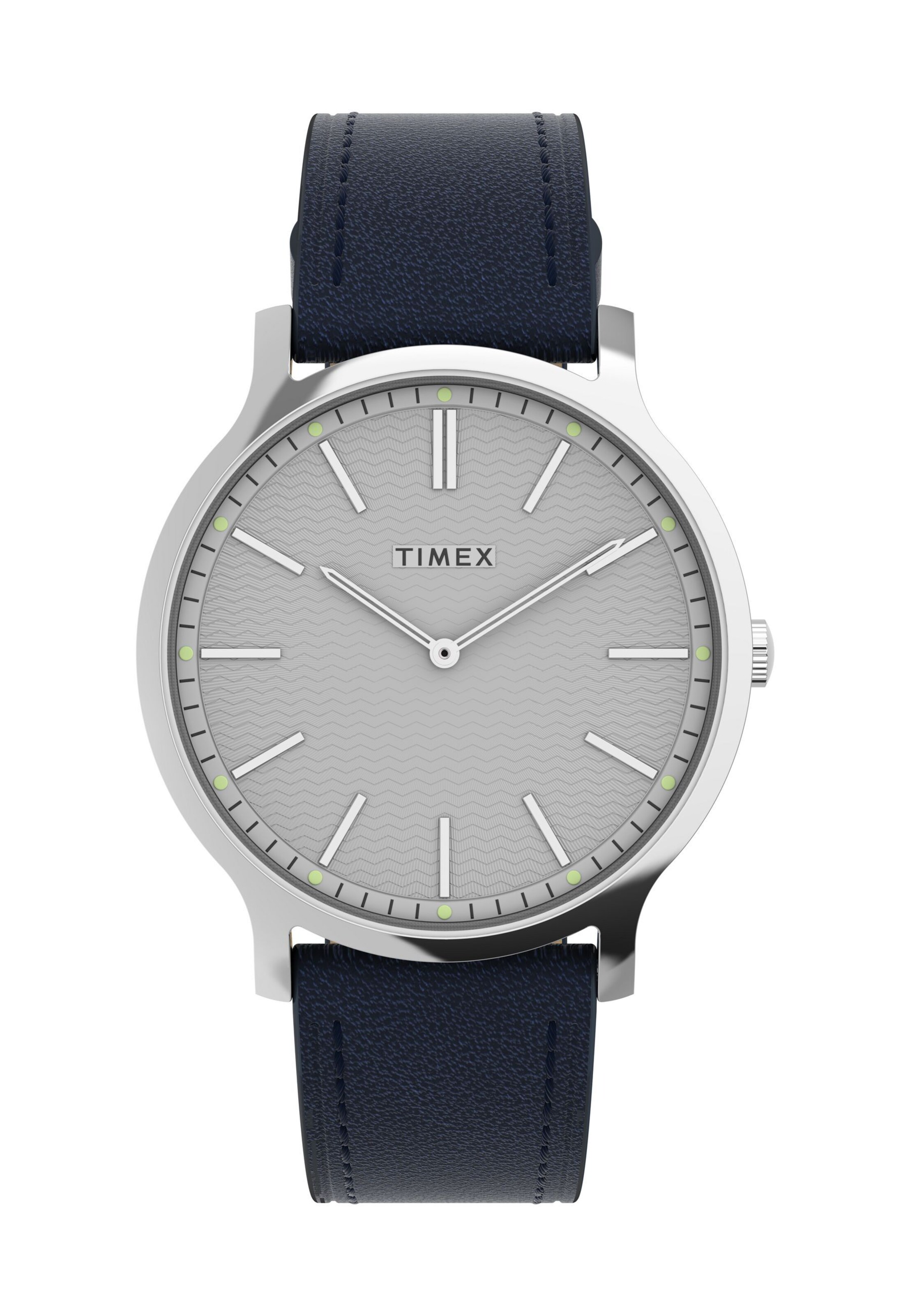 TIMEX Analogt ur 'Gallery' i sølv: forside