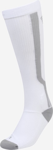 Chaussettes de sport Newline en blanc : devant