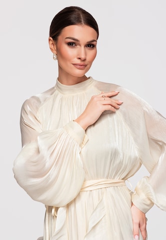 Ombre Avondjurk 'LA-OM-DLR301' in Beige