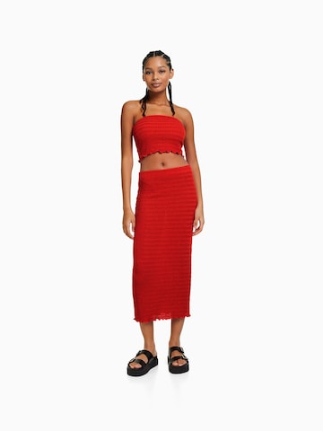 Bershka Skirt in Red