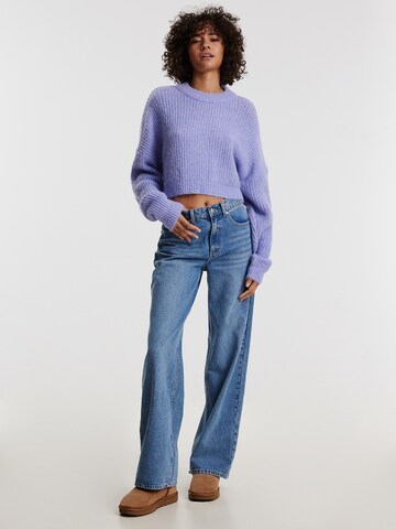 EDITED Sweater 'Yella' in Purple