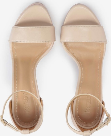 Kazar Strap sandal in Beige