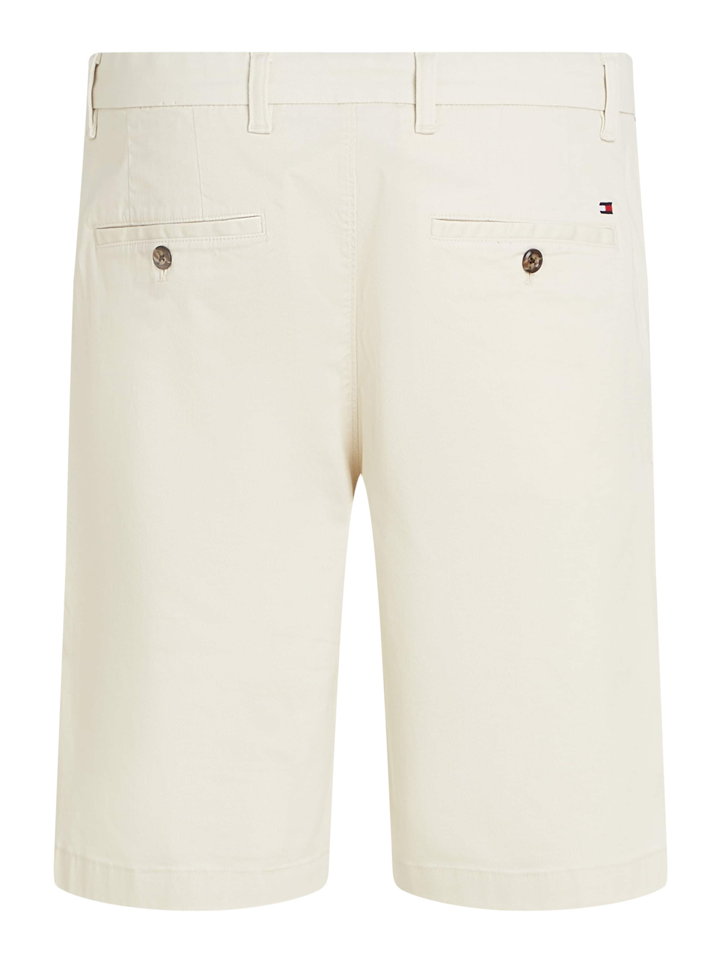 TOMMY HILFIGER regular Lærredsbukser 'HARLEM' i hvid