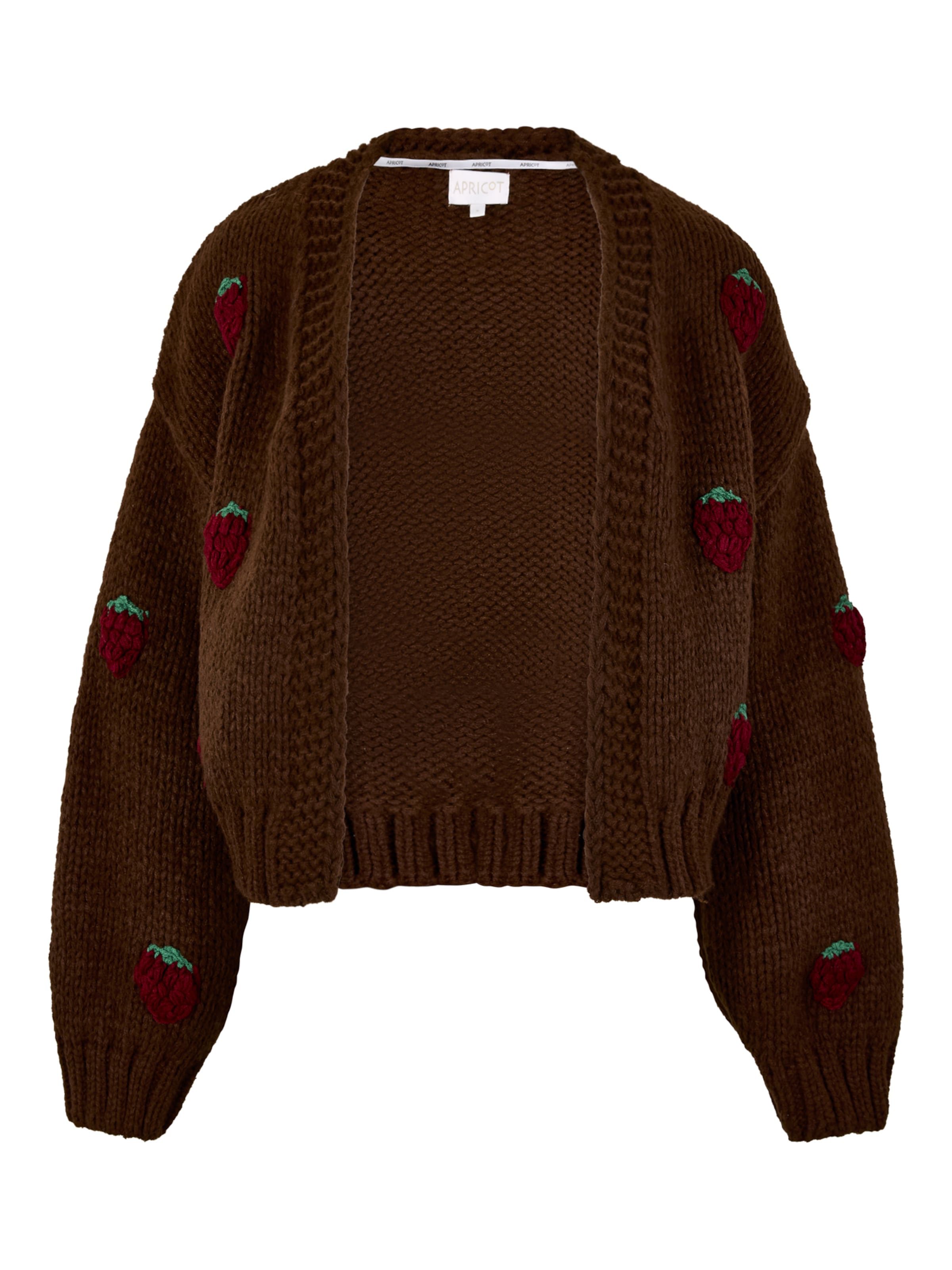 Cardigan bavarois ' ' Apricot en marron : devant