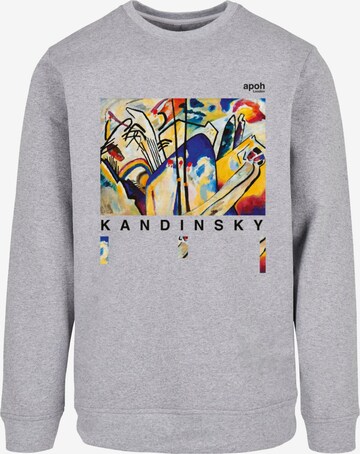Merchcode Sweatshirt 'Apoh - Kandinsky' in Grau: predná strana