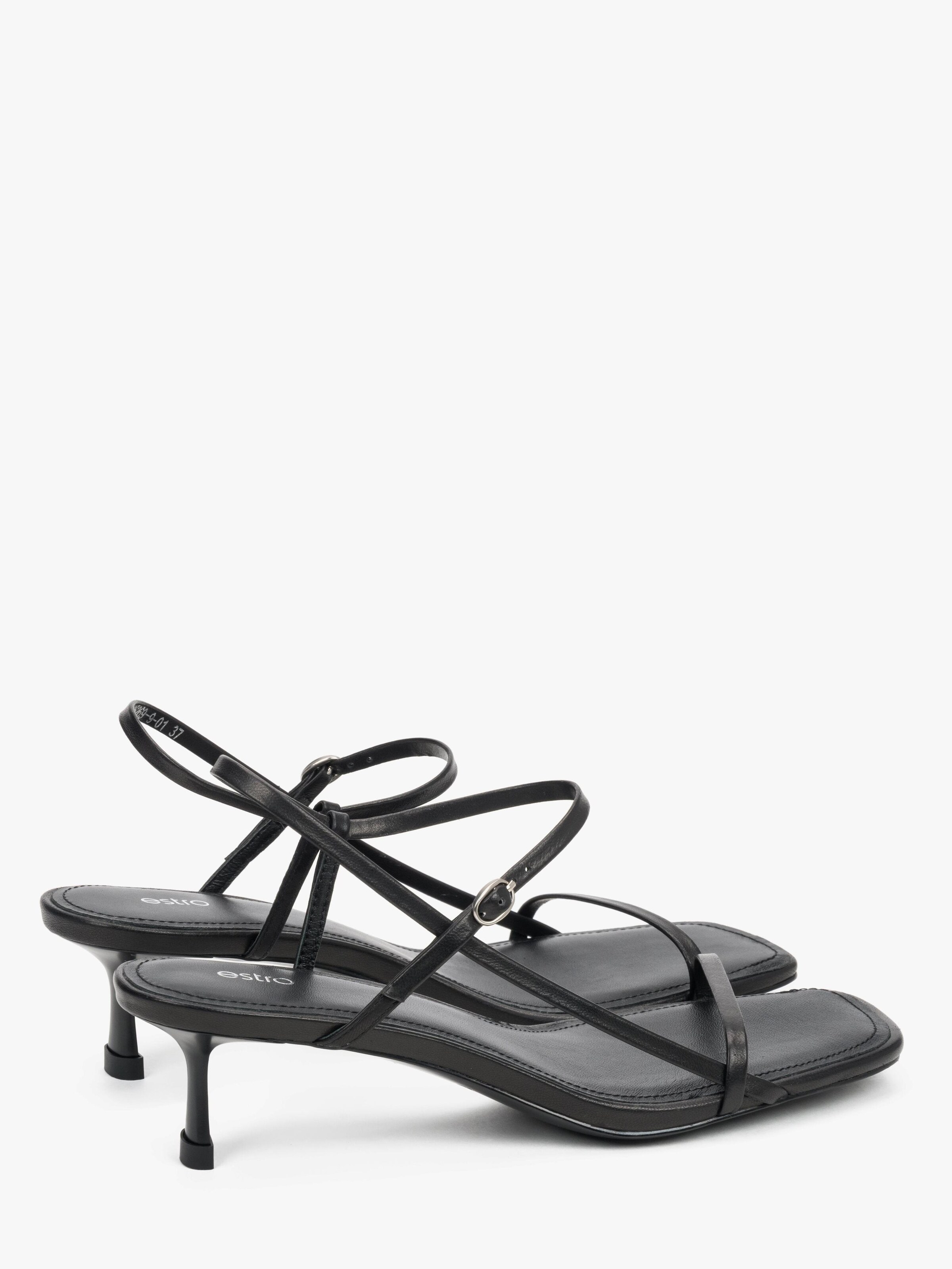 Estro Sandale '25269-9'‌‌‌‌‌‌ in Schwarz