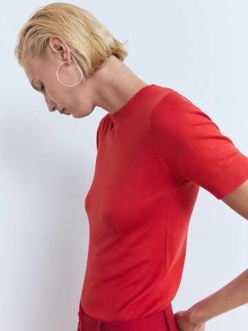 MANGO Pullover in Rot
