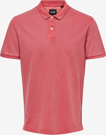 Only & Sons Shirt 'Travis' in Rood: voorkant