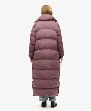 Superdry Winterjas in Lila