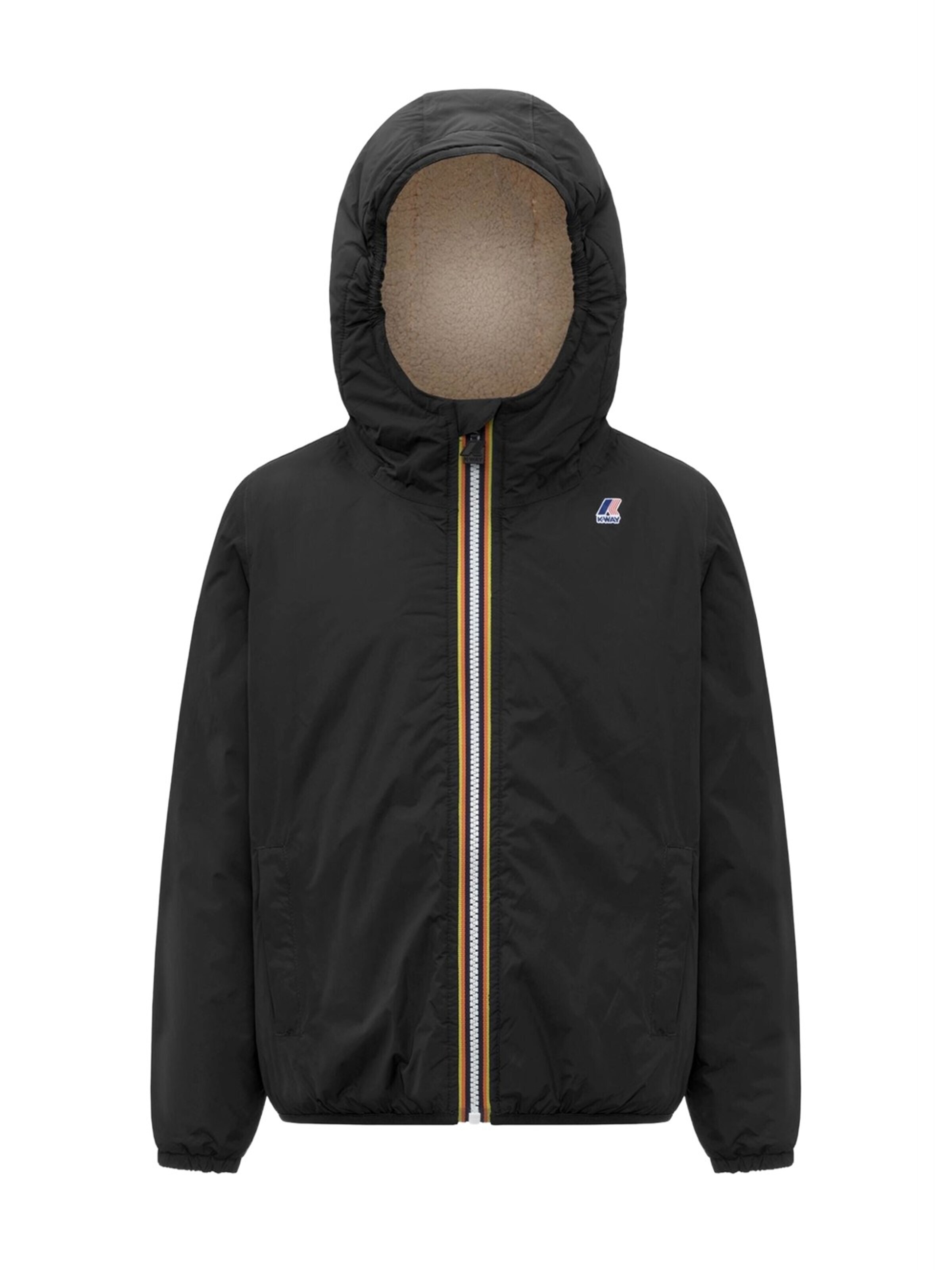 K Way Winterjacke‌‌‌‌‌‌‌‌‌ in Schwarz: Vorderseite