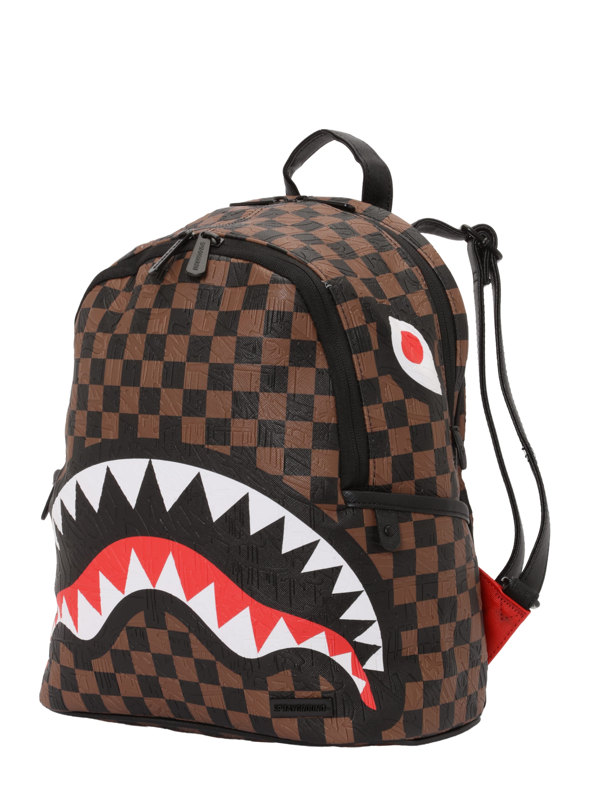 Sprayground Rugzak 'CHECK 2' in Bruin: voorkant