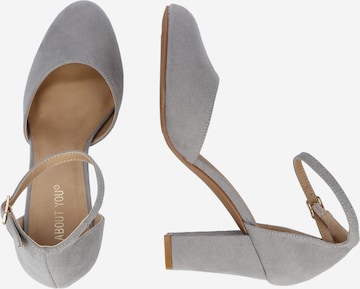 ABOUT YOU - Zapatos con plataforma 'Eva' en gris