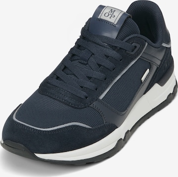 Baskets basses 'Peter 9D' Marc O'Polo en bleu : devant