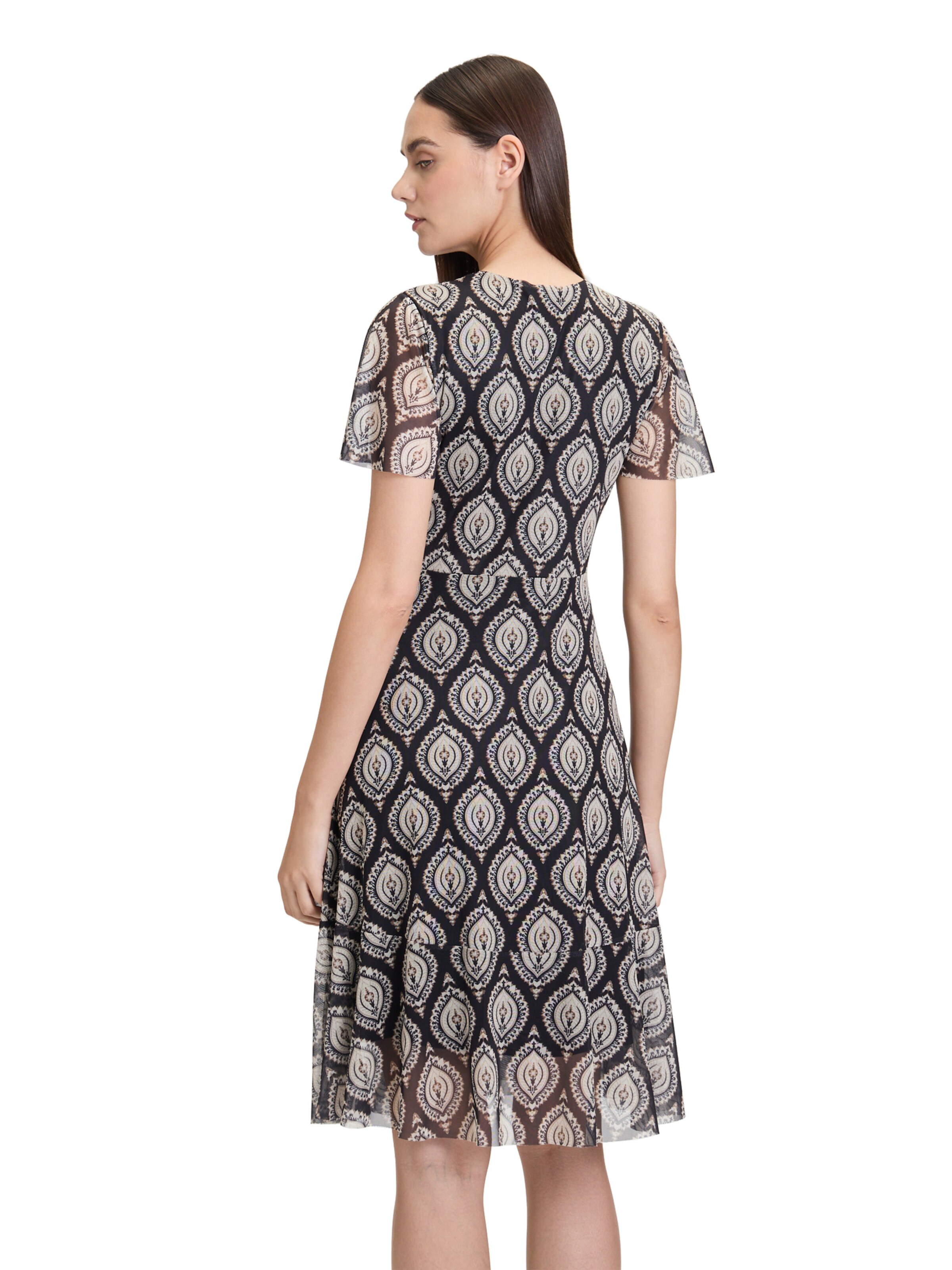 Cartoon Dress in Black