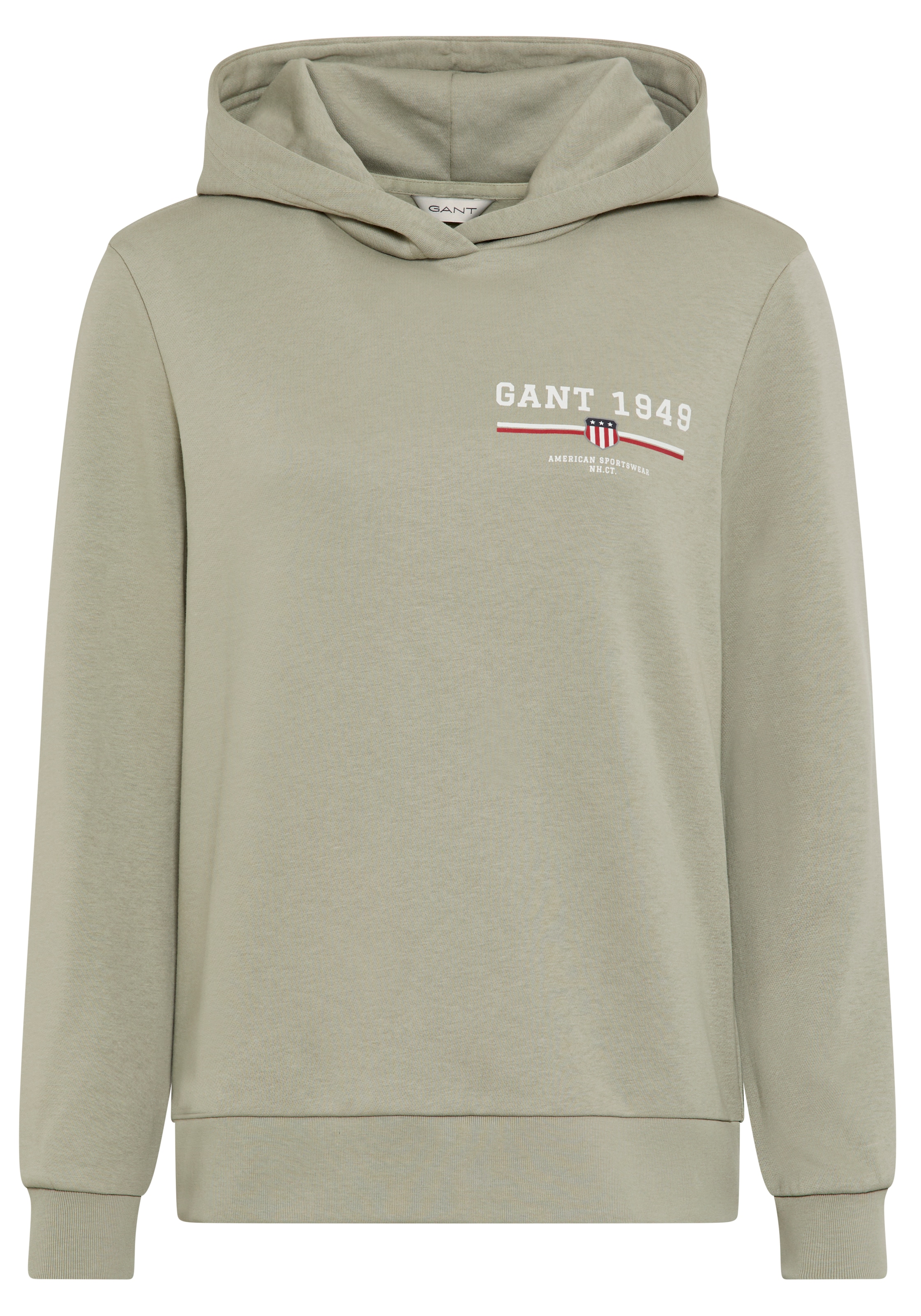 GANT Sweatshirt in Green: front