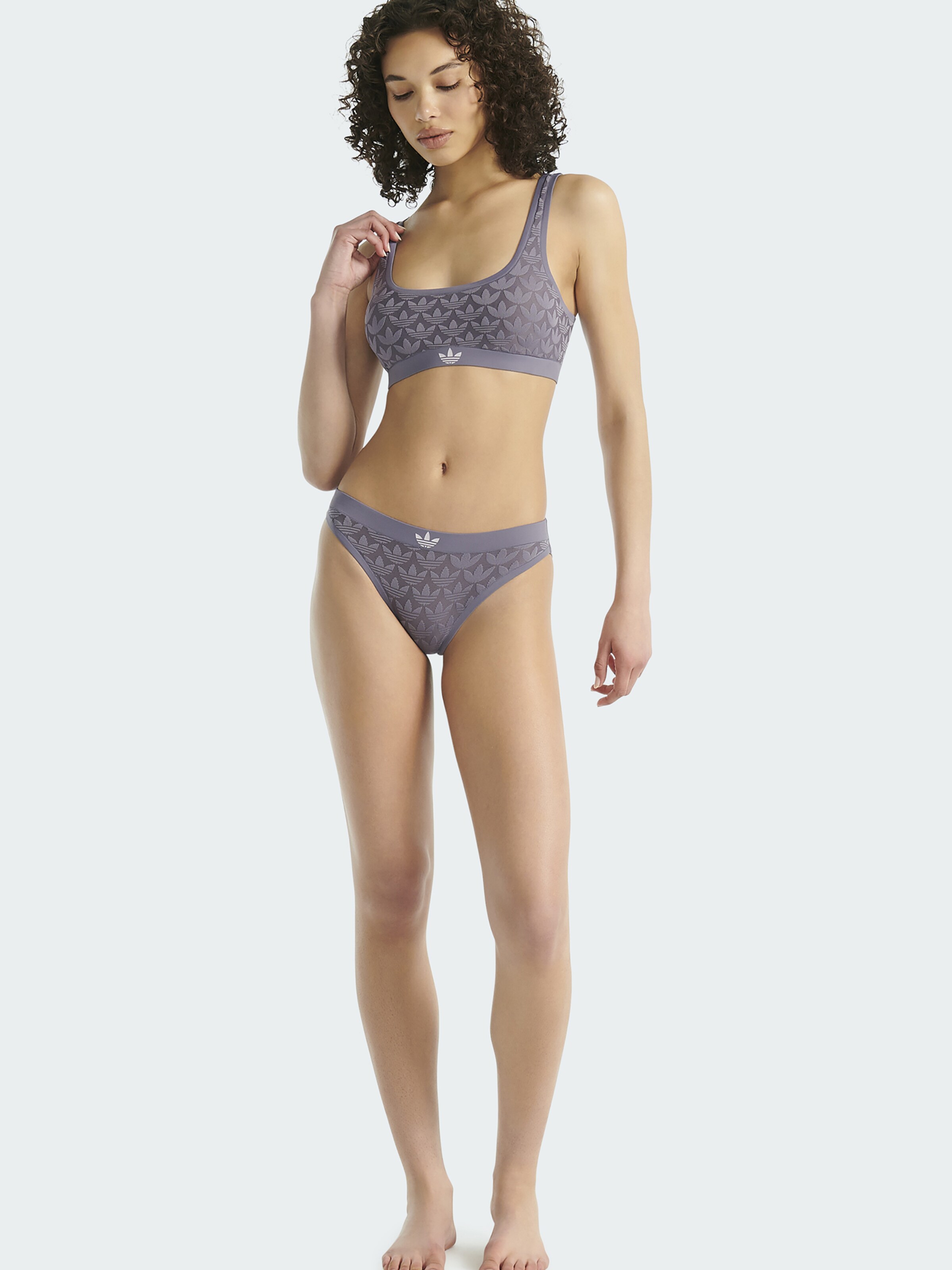 Bustier Soutien-gorge ADIDAS ORIGINALS en violet : devant
