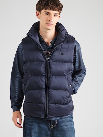 G-STAR - Colete em azul: frente