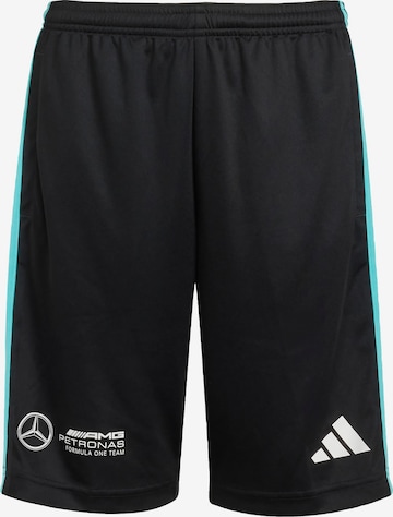 ADIDAS PERFORMANCE Regular Sports trousers 'Mercedes - AMG Petronas Formula One Team' in Black: front