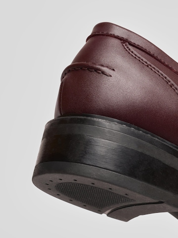 Solari Milano Moccasin in Red