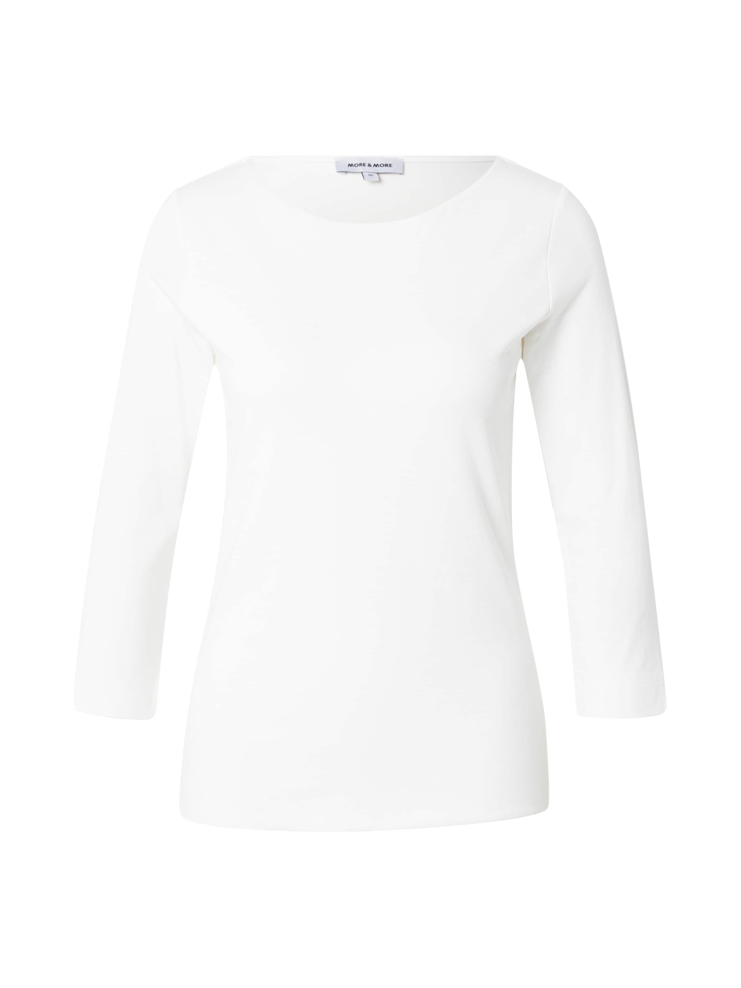 MORE & MORE Shirt in White: front
