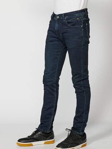 KOROSHI Regular Jeans in Blauw: voorkant