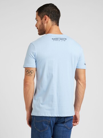 T-Shirt 'Cruise North' CAMP DAVID en bleu
