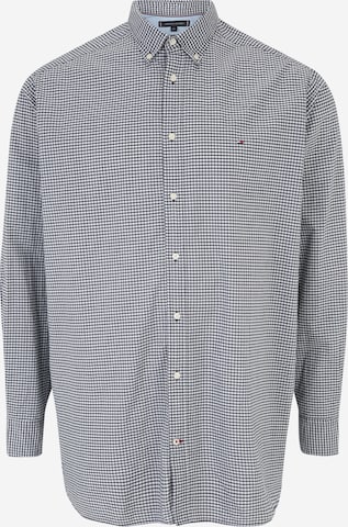 Tommy Hilfiger Big & Tall - Ajuste regular Camisa en negro: frente