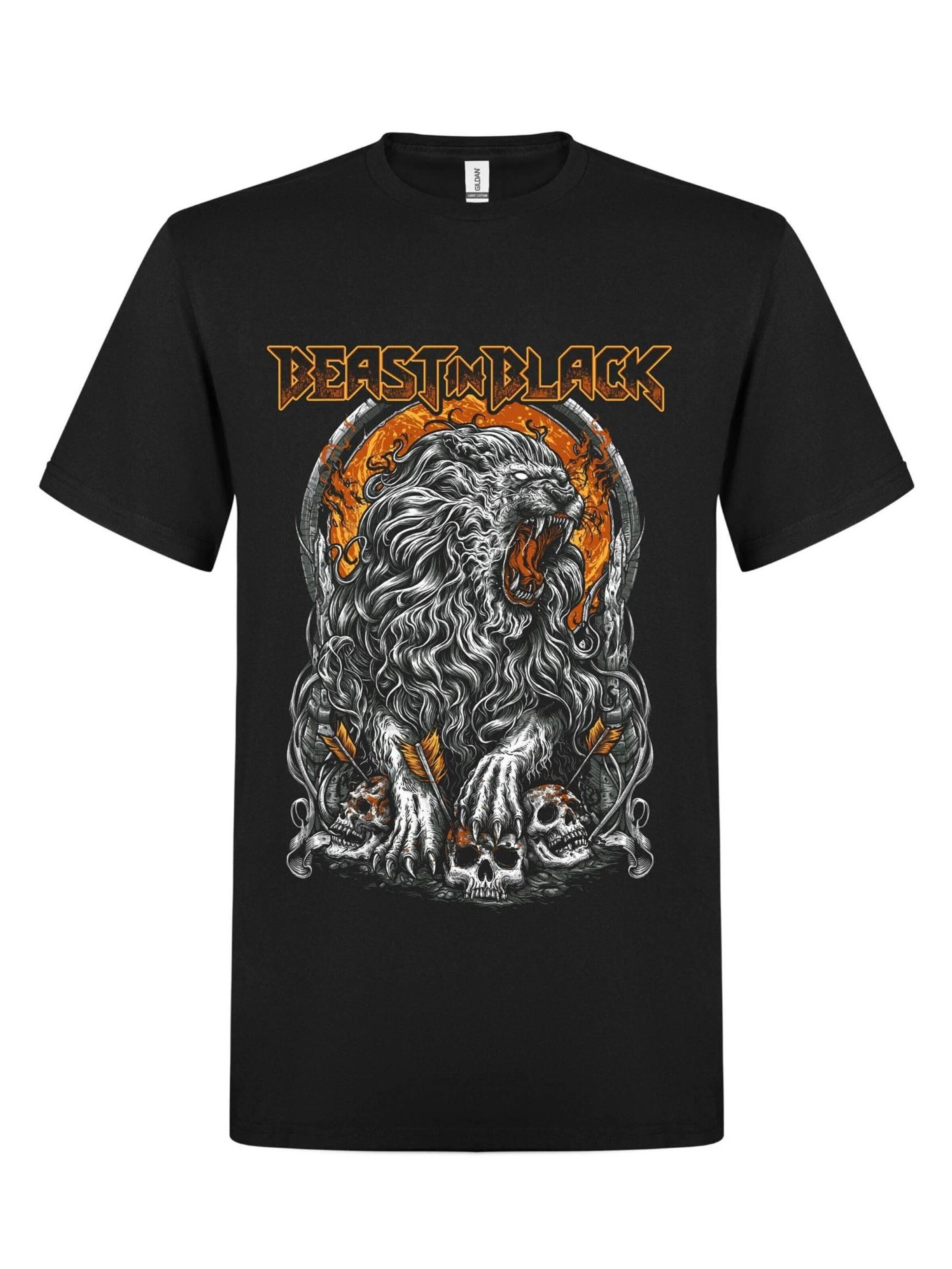 Rockshirts Koszulka 'Beast In Black Glory To The Beast T-Shirt' w kolorze czarny: przód