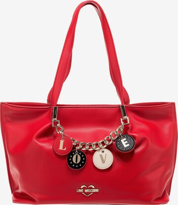 Love Moschino Shopper in Red: front