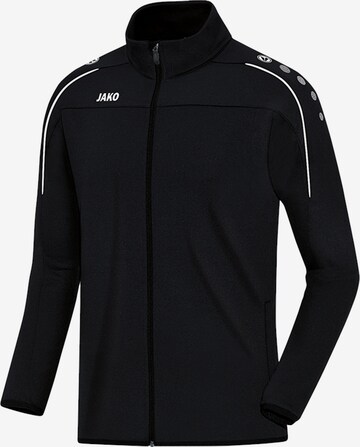 JAKO Training Jacket in Black: front