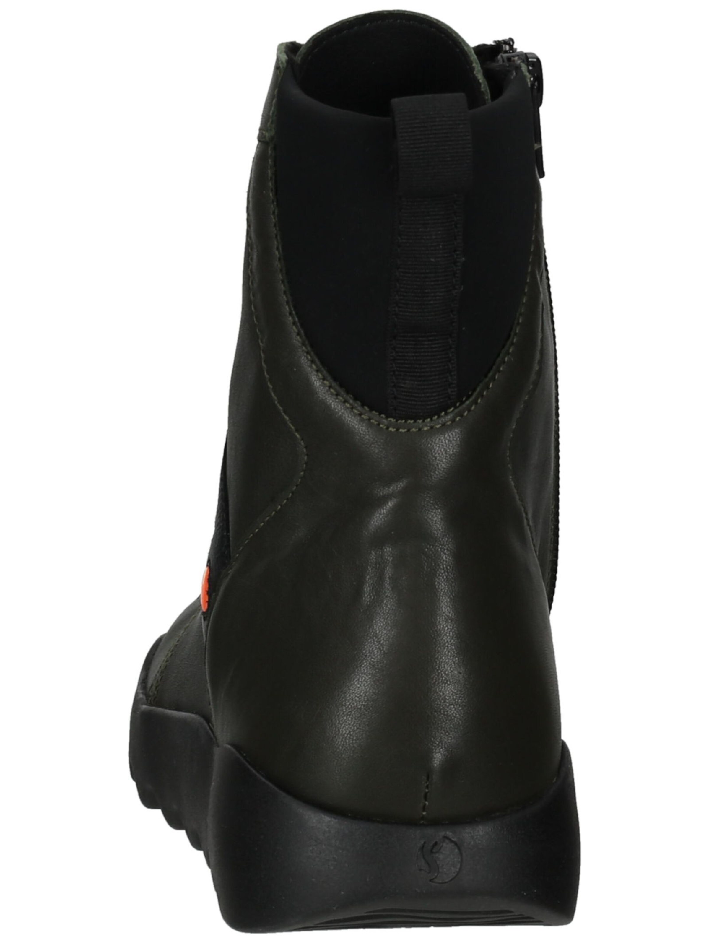 Softinos Lace-up bootie in Black