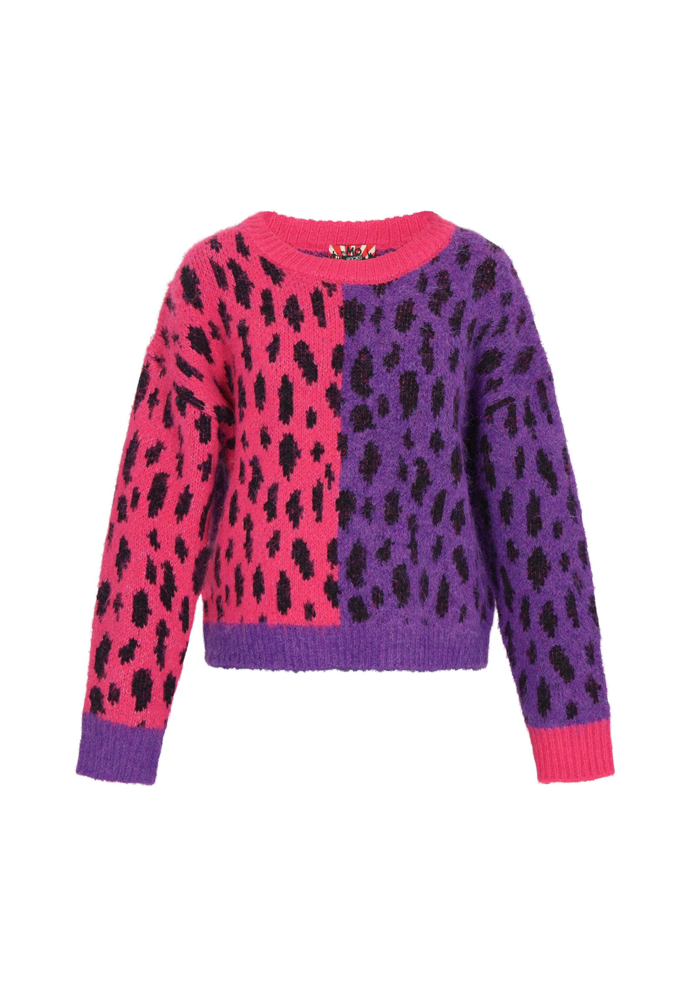 myMo ROCKS Πουλόβερ σε λιλά: μπροστά