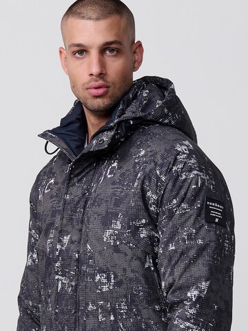 KOROSHI Zimná bunda - Čierna