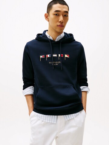 TOMMY HILFIGER Sweat jacket in Blue: front