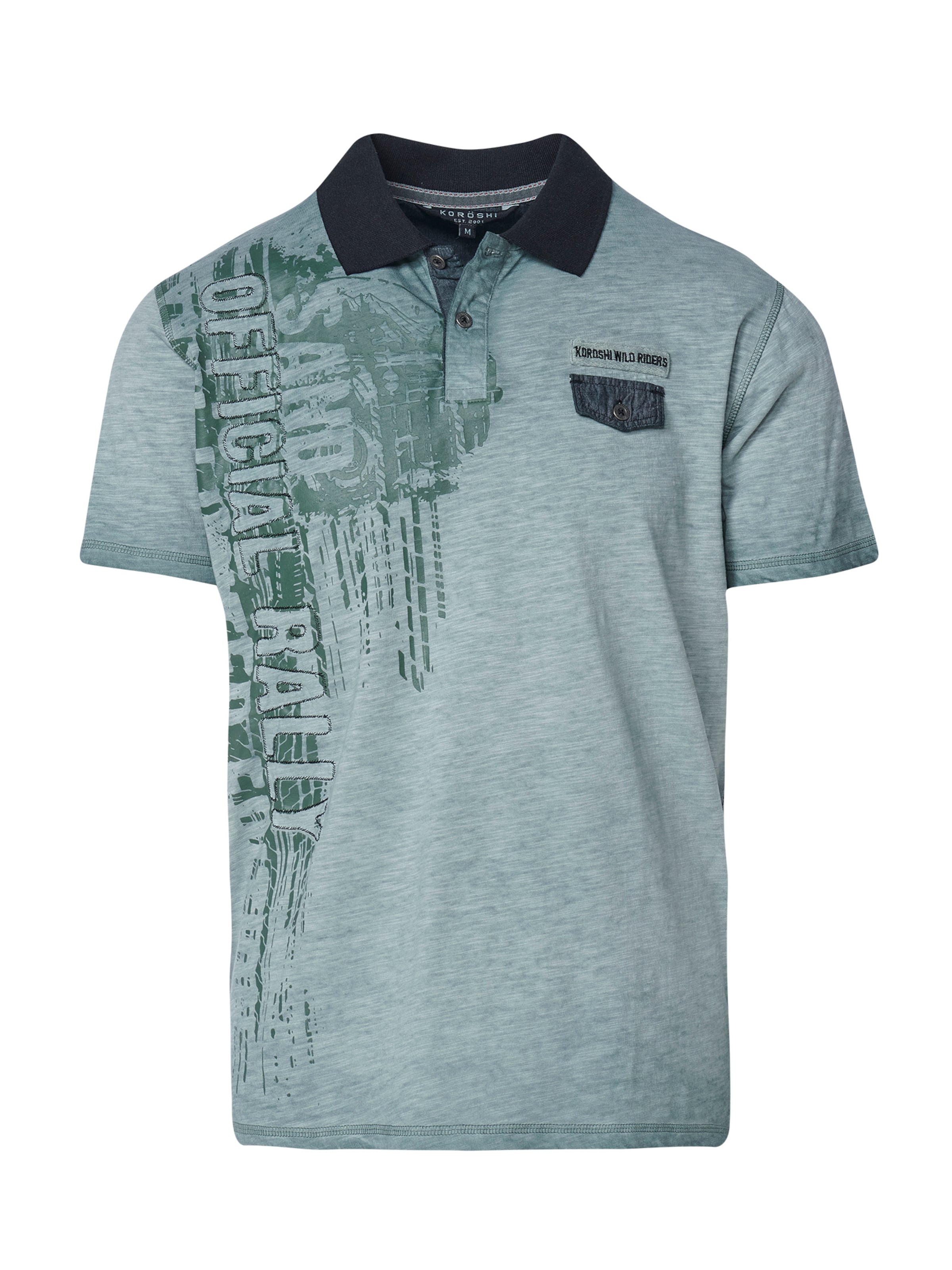 Tricou de la KOROSHI pe verde: față