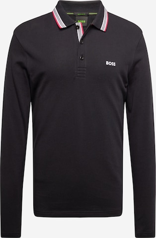 BOSS Green Poloshirt 'Plisy' in Schwarz: predná strana