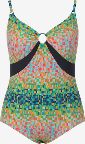 Bustier Maillot de bain Ulla Popken en mélange de couleurs : devant