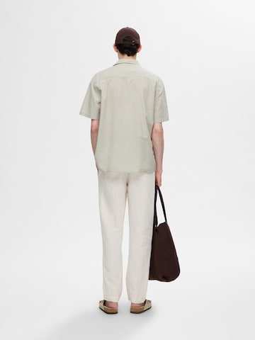 SELECTED HOMME Comfort fit Overhemd in Beige